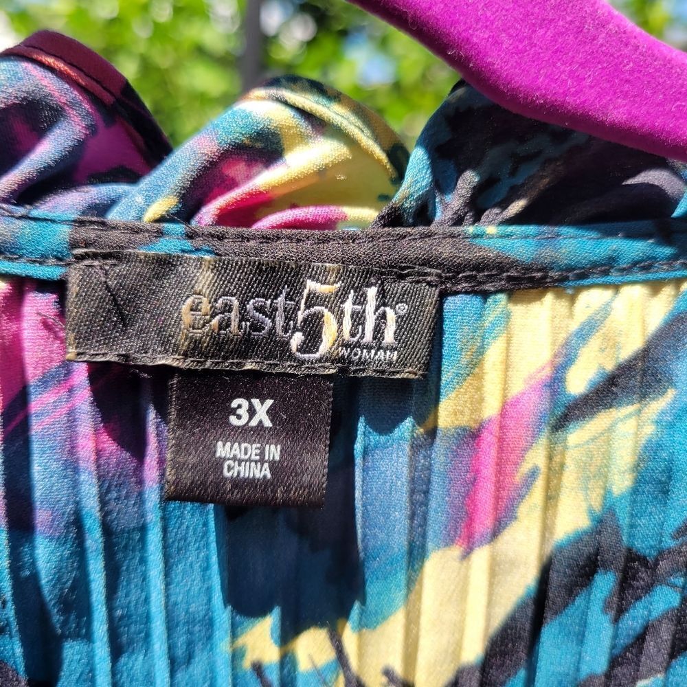 Multi Colored Button Down Blouse - image 8